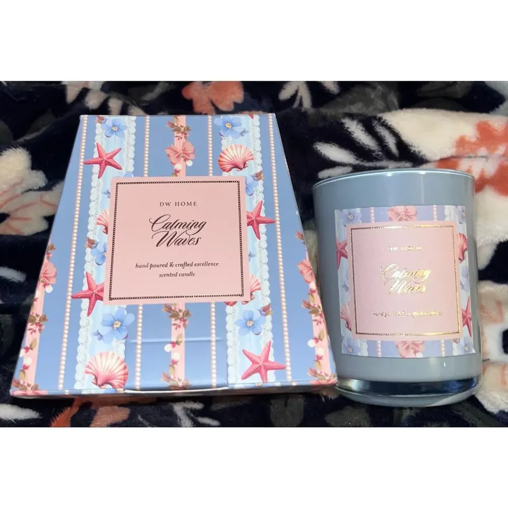 NIB! DW Home Calming Waves Scented Candle 7.6oz in Gift Box